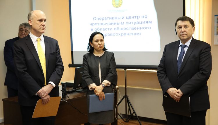 На базе НЦОЗ создан Оперативный центр по ЧС в области общественного здравоохранения Министерства здравоохранения РК