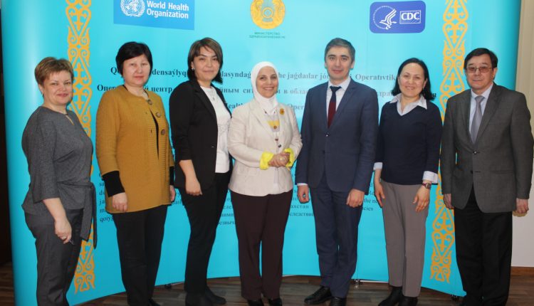 В НЦОЗ состоялась встреча с представителями ВОЗ по вопросам деятельности Оперативного центра по ЧС в области общественного здравоохранения.