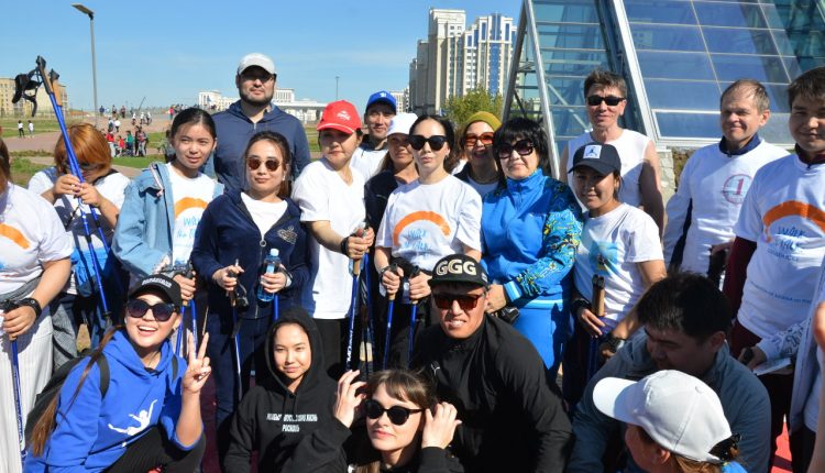 В Нұр-Сұлтане прошла традиционная акция «Сөзден іске/WalktheTalk/От слов к делу»
