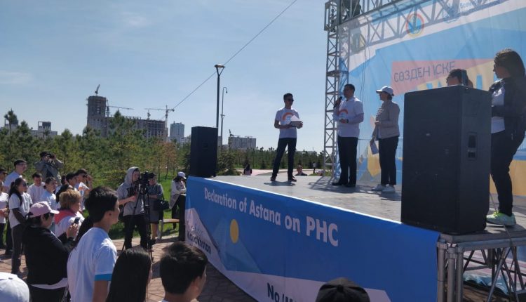 В Нұр-Сұлтане прошла традиционная акция «Сөзден іске/WalktheTalk/От слов к делу»