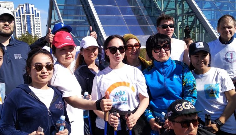 В Нұр-Сұлтане прошла традиционная акция «Сөзден іске/WalktheTalk/От слов к делу»