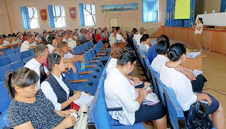 НЦОЗ совместно с ВОЗ продолжает техническое консультирование школ республики в рамках проекта «Школы, способствующие укреплению здоровья»