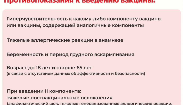 Кому нельзя делать прививку от коронавируса РУС